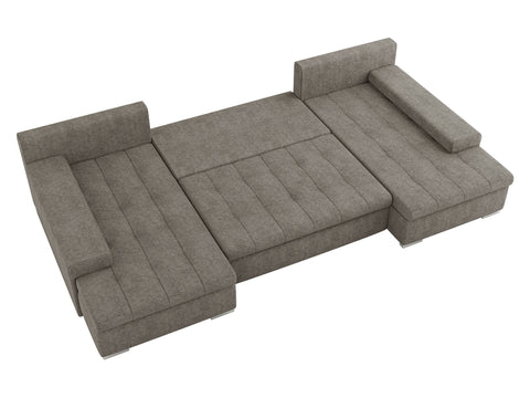 CESARE MAX 135" x 71.5"  Wide Sleeper Sectional with Storage