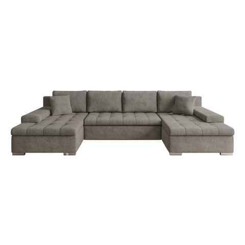 CESARE MAX 135" x 71.5"  Wide Sleeper Sectional with Storage