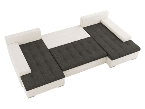 CESARE MAX 135" x 71.5"  Wide Sleeper Sectional with Storage