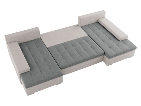 CESARE MAX 135" x 71.5"  Wide Sleeper Sectional with Storage