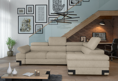 APRILLA L1 104" x 75.5" Wide Sleeper Sectional with Storage