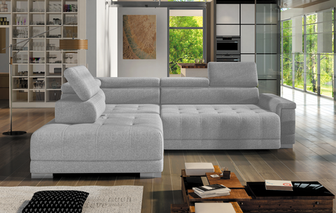CARINA L 115" x 86.5" Wide Sectional with Electric Seat Extension