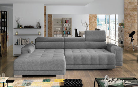 CARINA MINI 108" x 70" Wide Sectional with Electric Seat Extension