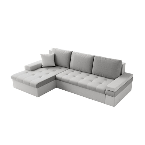 CESARE MINI L 108" x 71.5"  Wide Sleeper Sectional with Storage