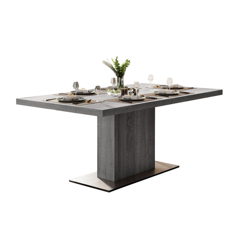 Cartier 47" Gray Extendable Dining Table