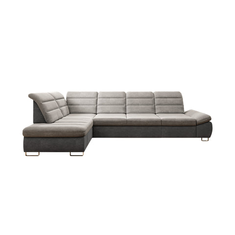 DONATELLA L2 136" x 80.5" Wide Sleeper Sectional with Storage