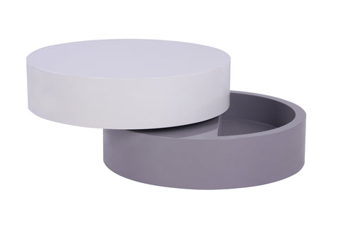 FABIA White & Gray Coffee Table