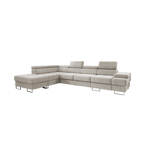 GALAXY L2 131" x 88"  Wide Sleeper Sectional with Storage