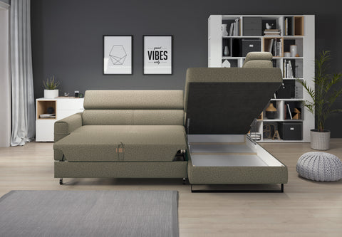 NEO L 98" x 72.5" Wide Sleeper Sectional with Storage