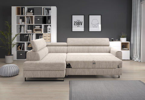 NEO L 98" x 72.5" Wide Sleeper Sectional with Storage