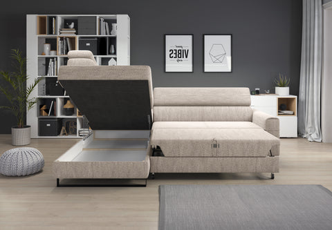 NEO L 98" x 72.5" Wide Sleeper Sectional with Storage