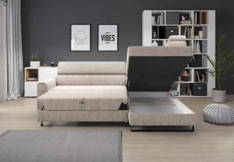 NEO L 98" x 72.5" Wide Sleeper Sectional with Storage