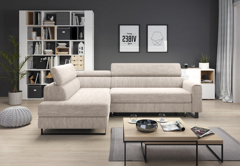 NEO L 98" x 72.5" Wide Sleeper Sectional with Storage