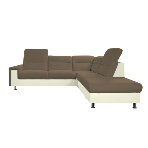 NICOLA L 111" x 93" Wide Sleeper Sectional with Storage