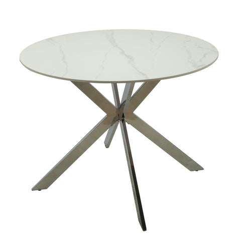 ORION Ceramic Round Dining Table 39.5"