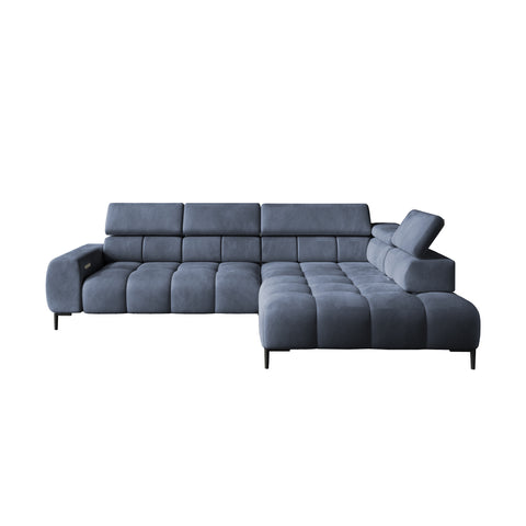 PALACE L 118" x 85" Wide Sectional with Electric Seat Extension