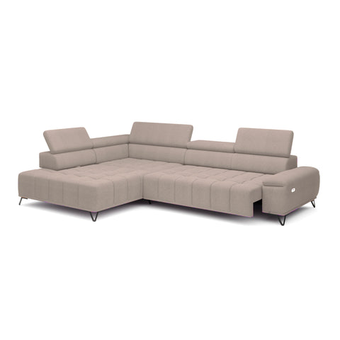 PALOSSO L 126" x 86" Wide Sectional with Electric Seat Extension