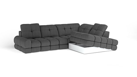 TORO L 119" x 85.5" Wide Sectional with Electric Seat Extension