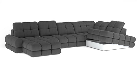 TORO XL 157.5" x 87" x 68" Wide Sectional with Electric Seat Extension