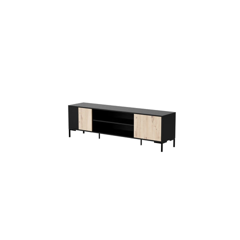 MERCI Tv Stand 71" Artisan Oak+Black Matte