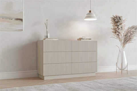 LIVERTI 6 DRAWER DRESSER CASHMERE