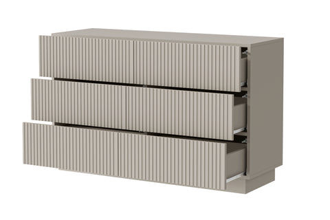 LIVERTI 6 DRAWER DRESSER CASHMERE