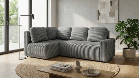 NEMO L 94.5" x 59.5" Wide Sleeper Sectional with Storage