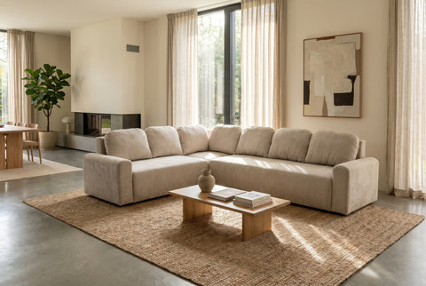 NEMO L2 121" x 96" Wide Sleeper Sectional with Storage