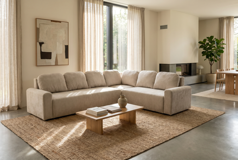 NEMO L2 121" x 96" Wide Sleeper Sectional with Storage