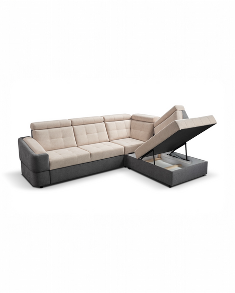 ALTO L  110"x 88.5" Wide Sleeper Sectional with Storage