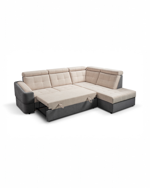ALTO L  110"x 88.5" Wide Sleeper Sectional with Storage