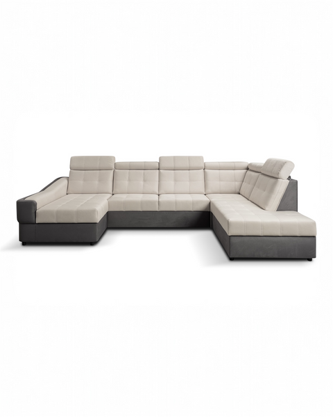 ALTO XL 140"x 88.5"x 68" Wide Sleeper Sectional with Storage