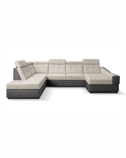 ALTO XL 140"x 88.5"x 68" Wide Sleeper Sectional with Storage