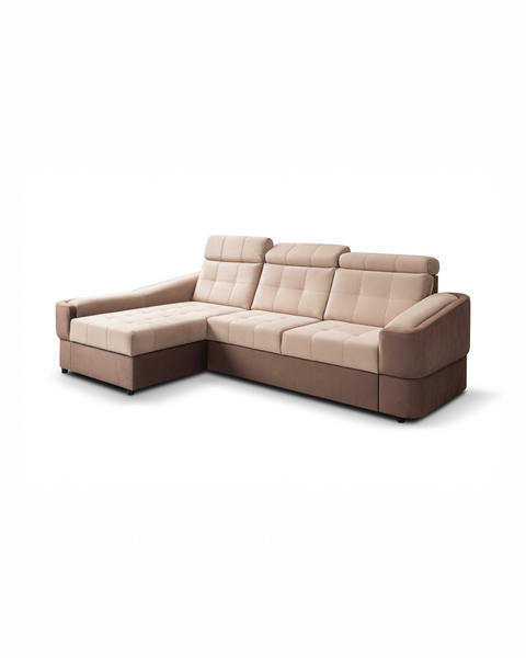 ALTO MINI 111.5" x 68" Wide Sleeper Sectional with Storage