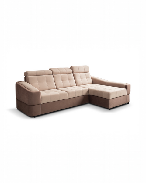 ALTO MINI 111.5" x 68" Wide Sleeper Sectional with Storage