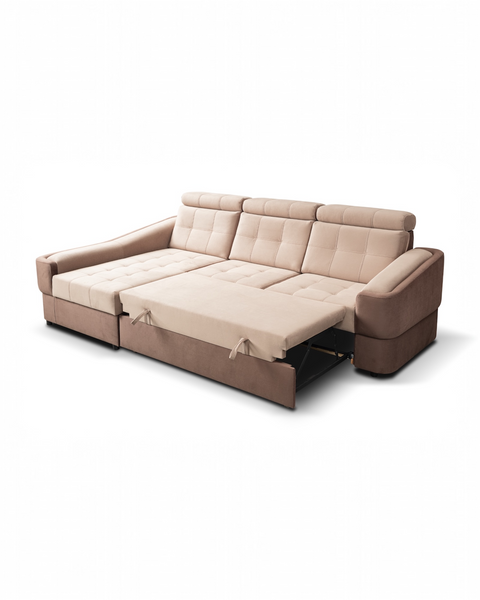 ALTO MINI 111.5" x 68" Wide Sleeper Sectional with Storage