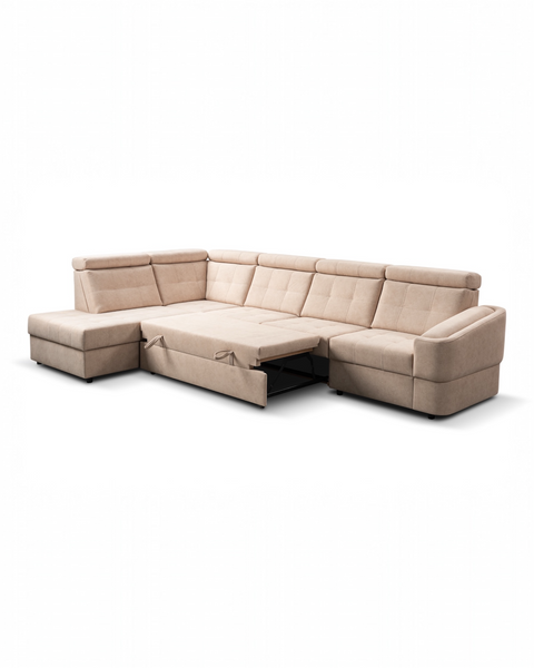 ALTO L2 139" x 88.8"  Wide Sleeper Sectional with Storage