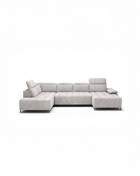 FELICE XL 139" x 80" x 70" Wide Sectional with Electric Seat Extension
