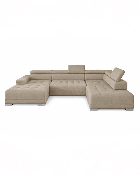 CARINA XL 147" x 86.5" x 70" Wide Sectional with Electric Seat Extension