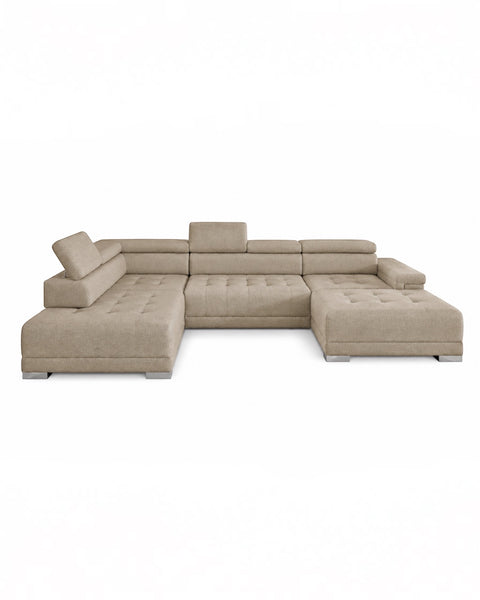 CARINA XL 147" x 86.5" x 70" Wide Sectional with Electric Seat Extension