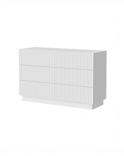 LIVERTI 6 DRAWER DRESSER WHITE