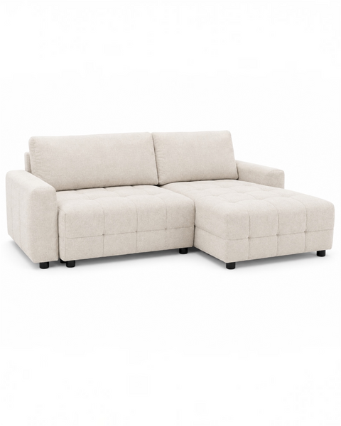 ELVAR CORNER SOFA 98" x 58"  Wide Sleeper Sectional