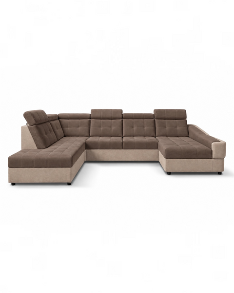ALTO XL 140"x 88.5"x 68" Wide Sleeper Sectional with Storage