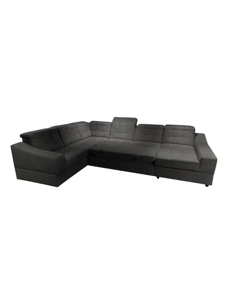 GIORGIO 138" x 107" 69" Wide Sleeper Sectional with Storage