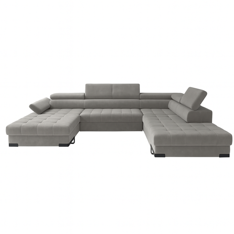 SULTAN XL 133.5" x 88" 68" Wide Sleeper Sectional with Storage