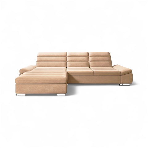 DONATELLA MINI 120.5" x 74.5" Wide Sleeper Sectional with Storage
