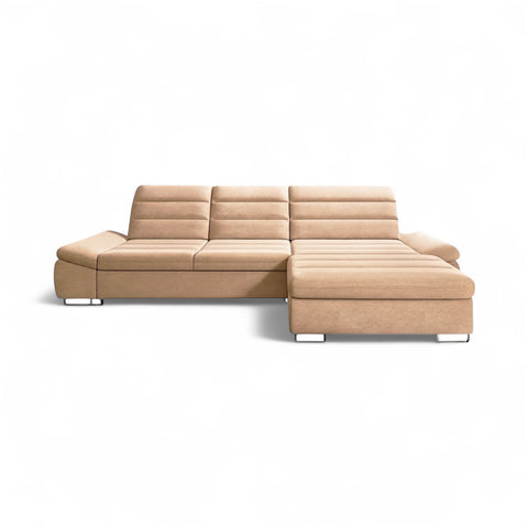 DONATELLA MINI 120.5" x 74.5" Wide Sleeper Sectional with Storage