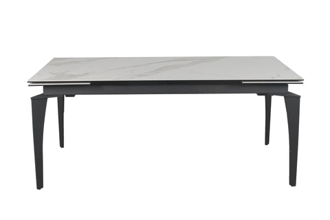 LUPUS CERAMIC Extendable Dining Table 38.5" W x 71" (102.5")