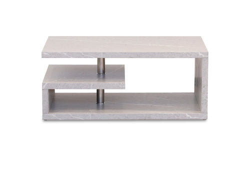TIERRA Gray Marble Coffee Table